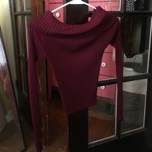 Off the shoulder sweater
